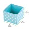 mDesign Soft Fabric Dresser Drawer/Closet Storage Organizer